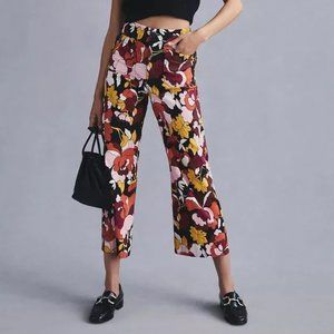 Anthropologie Maeve The Colette Cropped Wide-Leg Pants Size 25